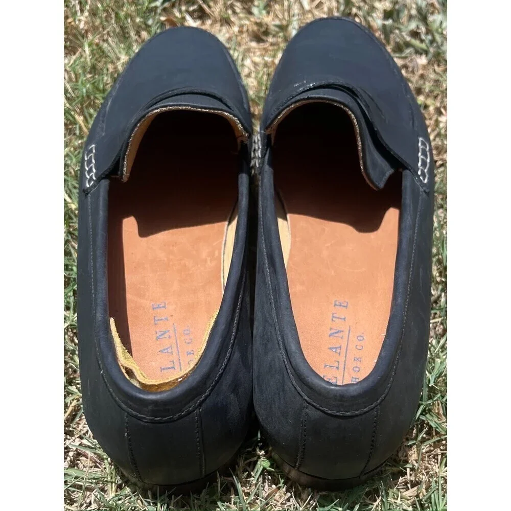 Adelante Penny Loafer - The Lorenzo - Navy Blue Size 10.5